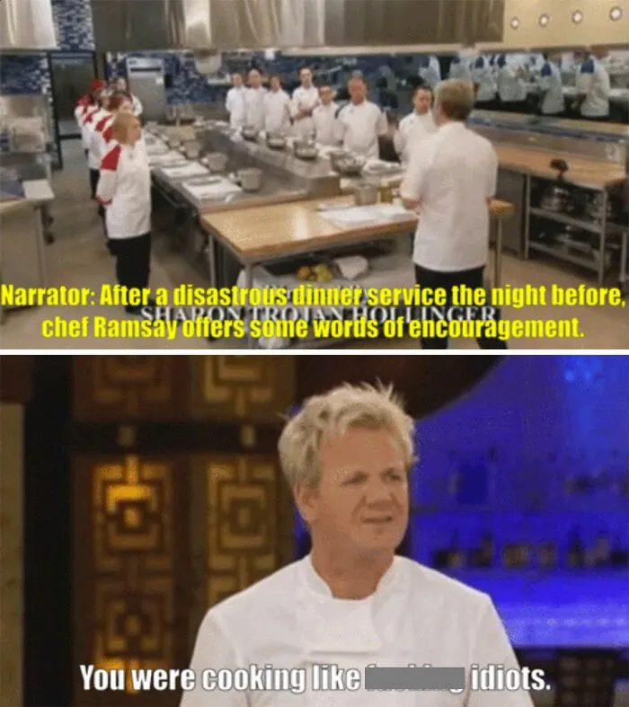 People Are Cracking Up At These 35 Roasts By Chef Gordon Ramsay