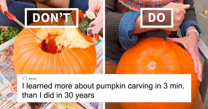 "Do's And Don'ts Of Pumpkin Carving" From This Grandma With Over 2.6M Followers
