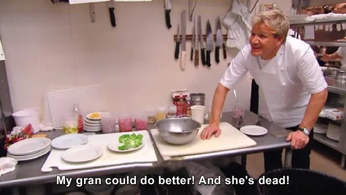 People Are Cracking Up At These 35 Roasts By Chef Gordon Ramsay