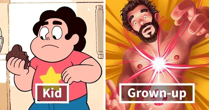 This Artist Decided To Create Illustrations Showing How Some Popular Cartoon Characters Would Look As Adults (11 Pics)