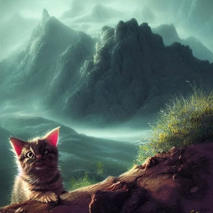 Cat In Woods 2