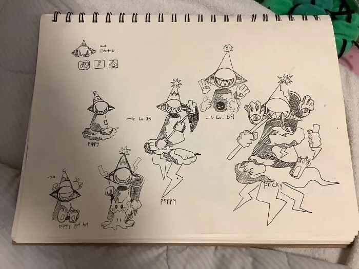 Just Done With My Pokémon Ark, This Is What I Drew When I Was Obsessed With It