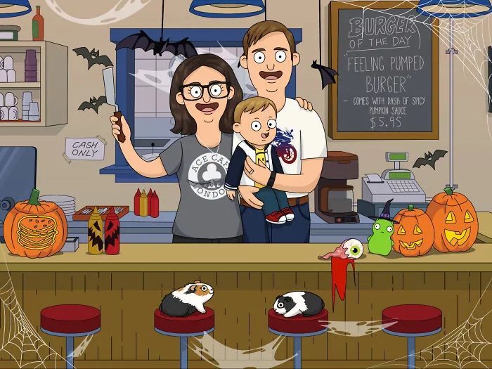 This Company Turns People Into Bob’s Burgers Characters, And Here Are 10 Of Their Best Works