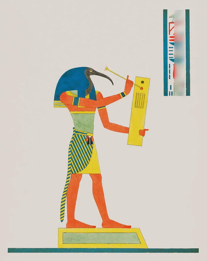 Painting of  Thoth