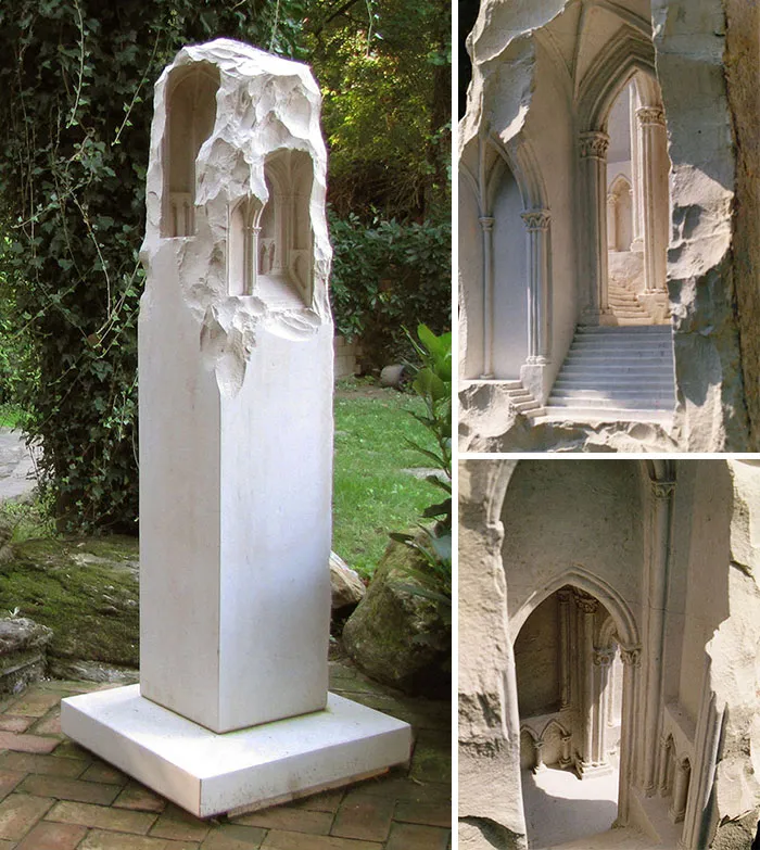 Artista: Matthew Simmonds, tallado en roca