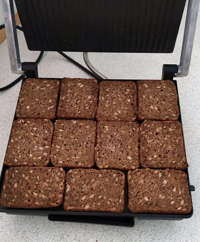 Toasting Rye Bread In My Panini Maker