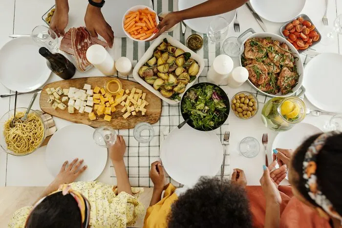 Family's Dinner Table 