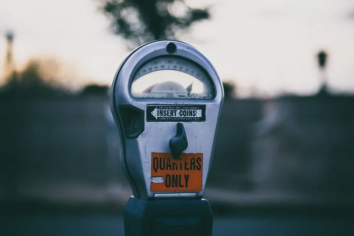 Parking Meter Placed Outside 