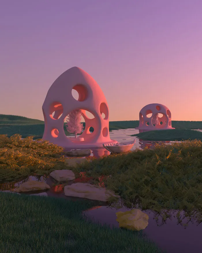 I Made Another 20 Soothing And Dreamlike 3D Landscapes, And Here's The Result (New Pics)