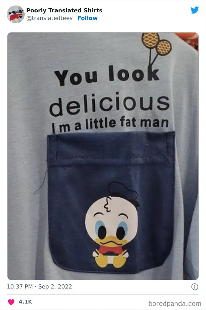“Lost In Translation": 40 Ridiculous And Funny English T-Shirts Found Across The World