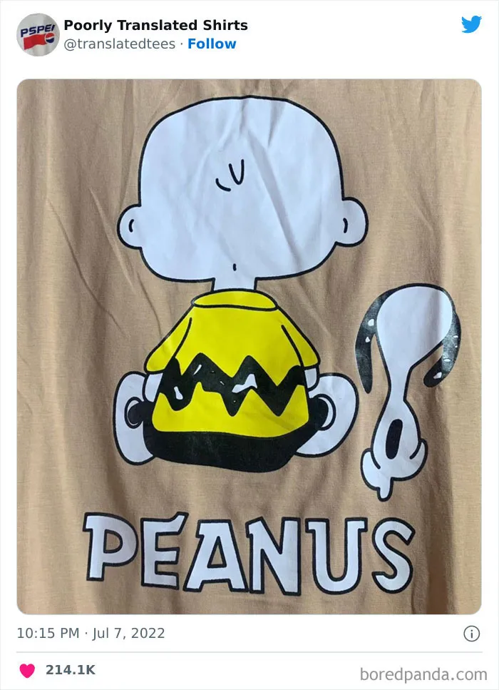 “Lost In Translation": 40 Ridiculous And Funny English T-Shirts Found Across The World