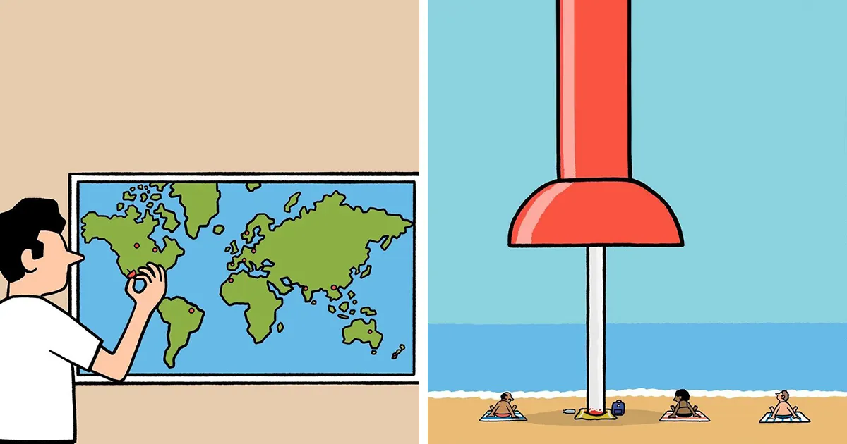 “Mi único propósito es hacer reír”: 15 Cómics e ilustraciones llenas de sarcasmo creadas por el dibujante Steve Nelson