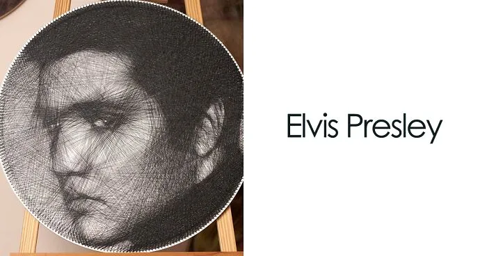 We Are A Couple Creating Unconventional Works "Painted" Only With Sewing Thread (36 Pics)