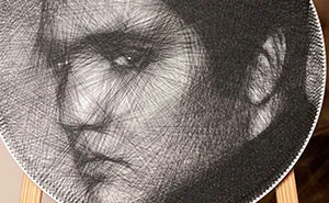 We Are A Couple Creating Unconventional Works "Painted" Only With Sewing Thread (36 Pics)