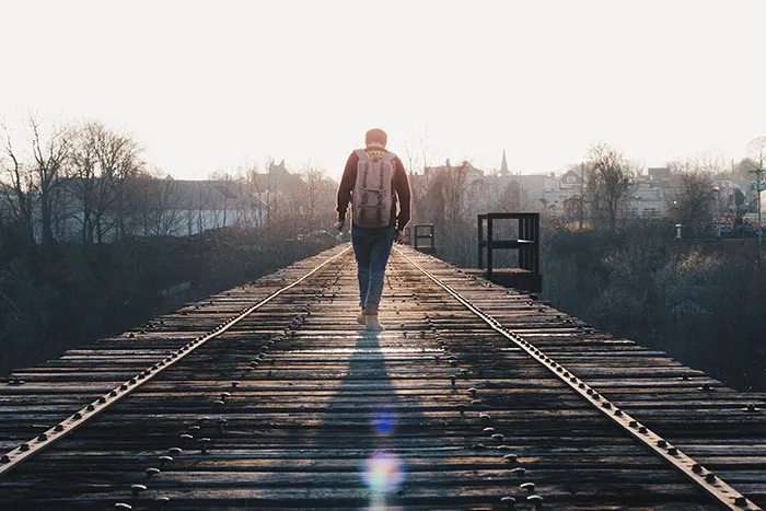 Person walking