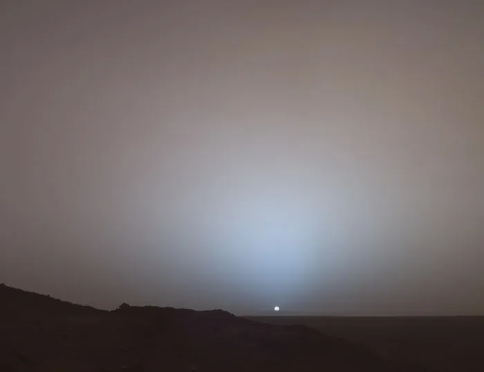 Sunsets On Mars Would Appear Blue To Human Eyes