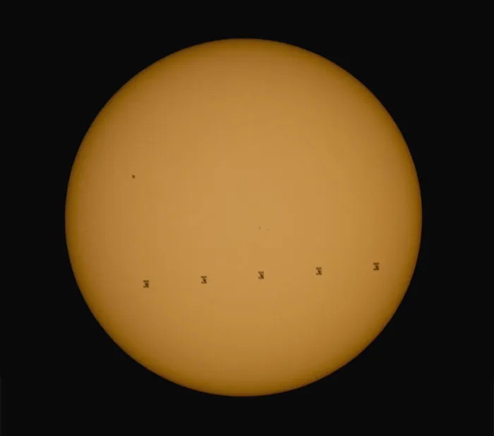 Picture of sun in space