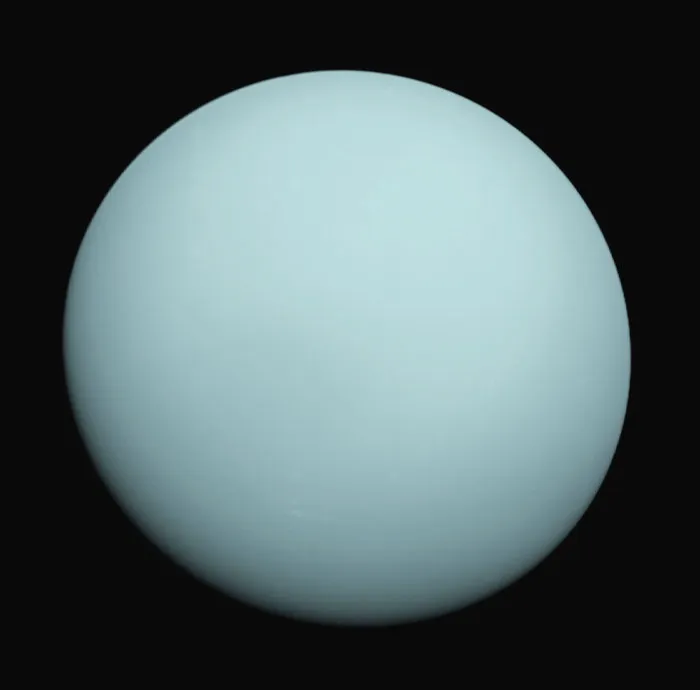 Picture of Uranus in space