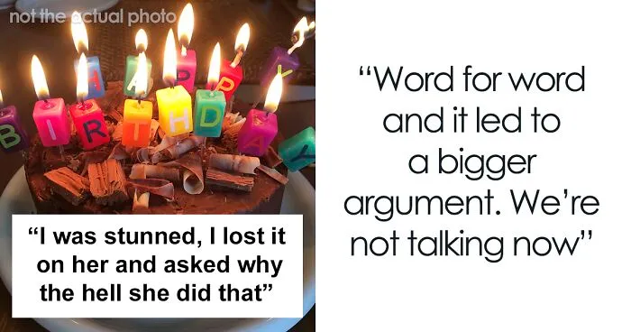 Stepmom Refuses To Attend Stepdaughter's Birthday After Getting Caught Trying To Sabotage The Cake