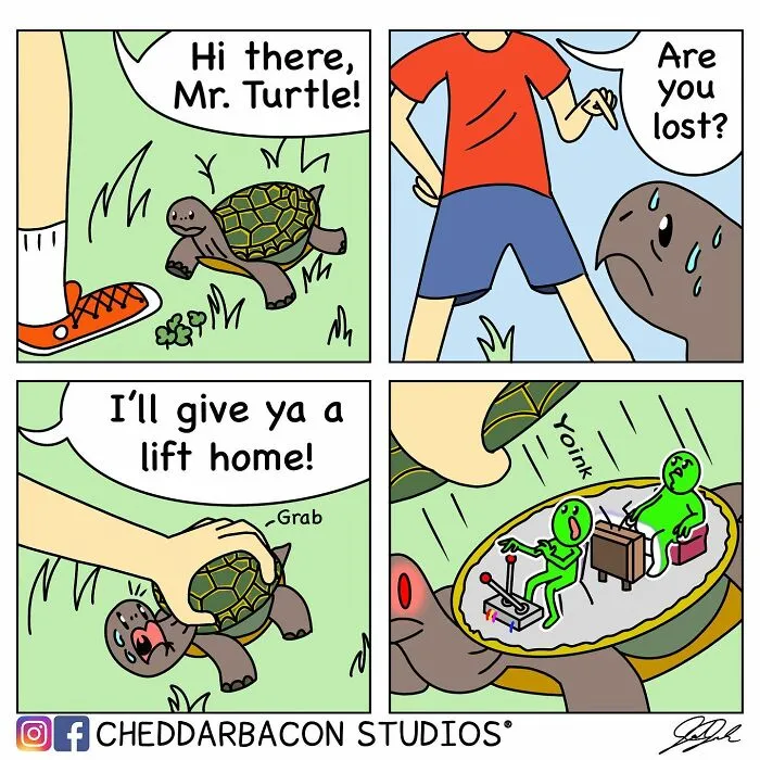 Ridiculous Situations And Funny Punchlines: 22 New Comics By This Artist