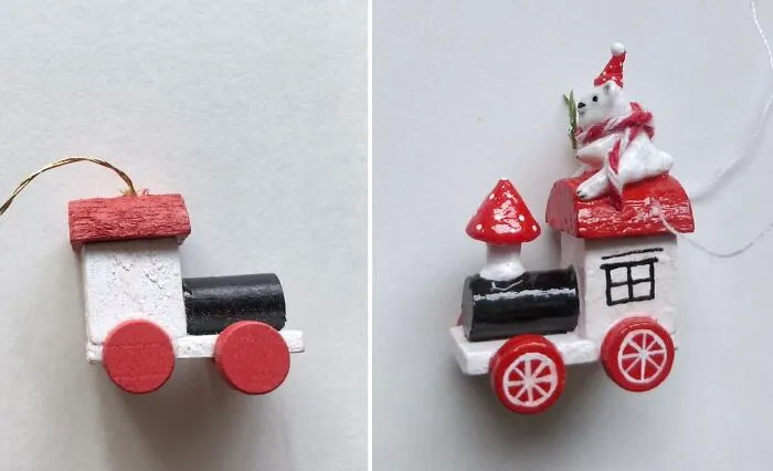 Locomotive And A Tiny Polarbear