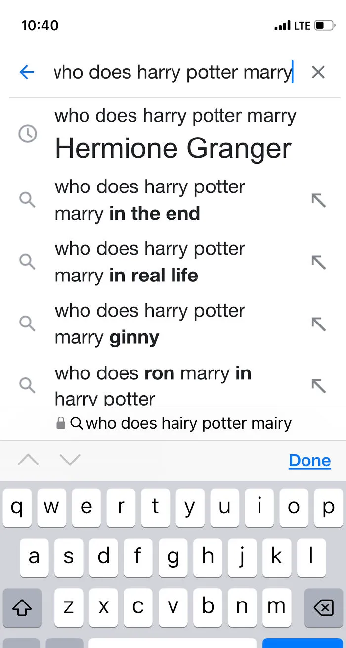 Google Is Apparently Very Confused About Harry Potters Wife