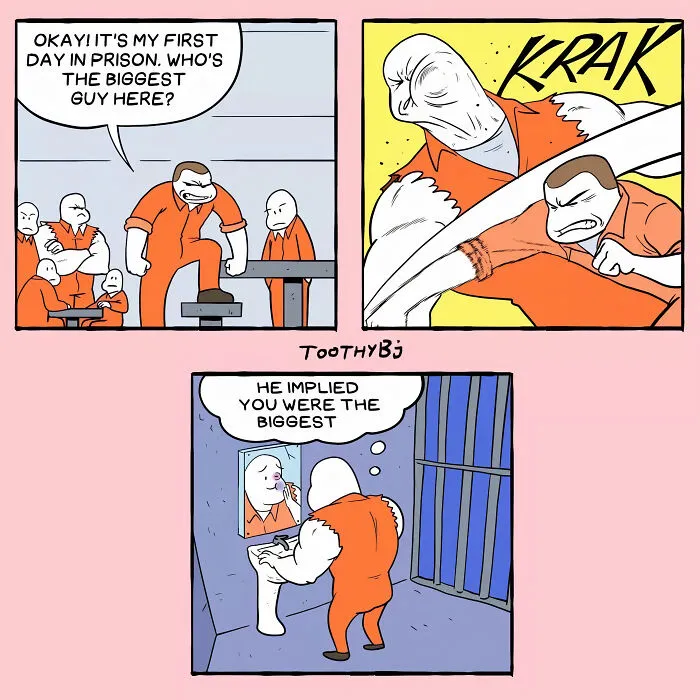 If You Have A Dark Sense Of Humor, You Will Probably Enjoy These Comics With Twisted Endings By ToothyBj (20 New Pics)