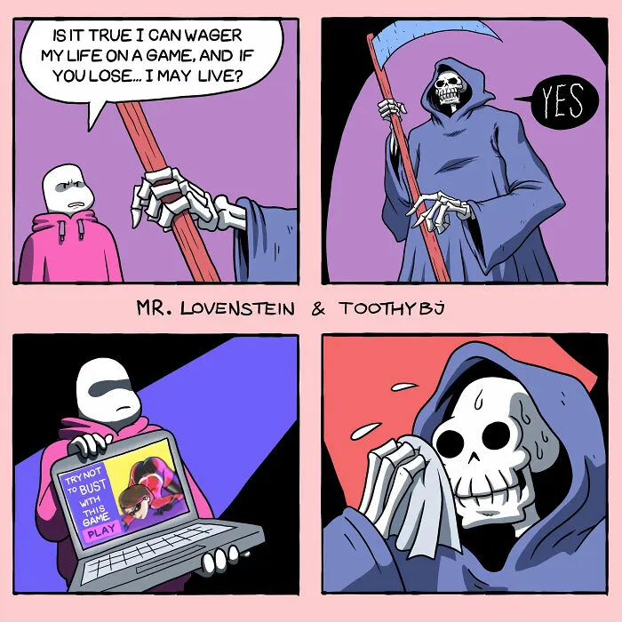 If You Have A Dark Sense Of Humor, You Will Probably Enjoy These Comics With Twisted Endings By ToothyBj (20 New Pics)