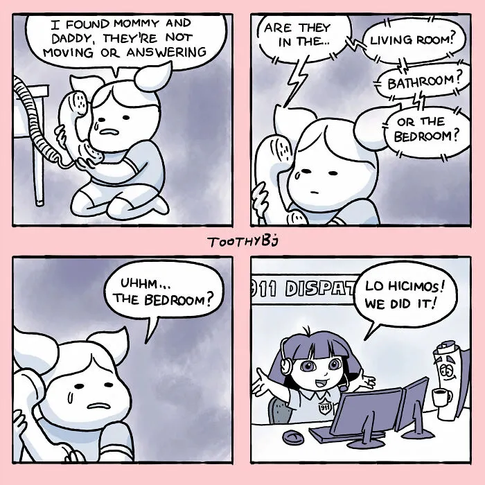 If You Have A Dark Sense Of Humor, You Will Probably Enjoy These Comics With Twisted Endings By ToothyBj (20 New Pics)