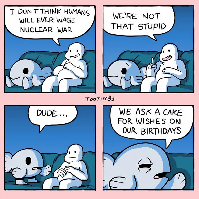 If You Have A Dark Sense Of Humor, You Will Probably Enjoy These Comics With Twisted Endings By ToothyBj (20 New Pics)