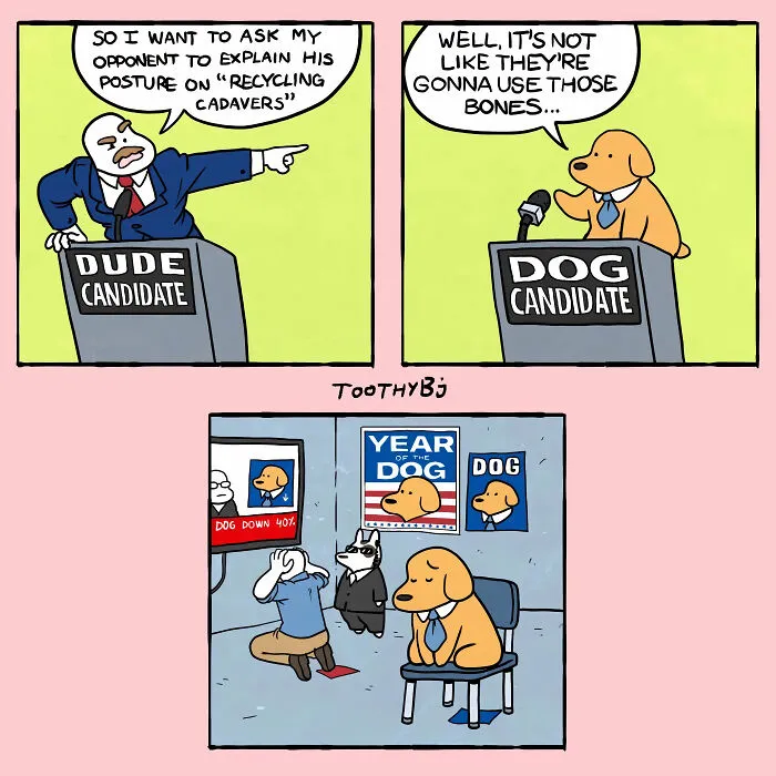 If You Have A Dark Sense Of Humor, You Will Probably Enjoy These Comics With Twisted Endings By ToothyBj (20 New Pics)