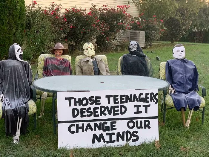 Part Of The Halloween Display My Wife And Kids Put Together