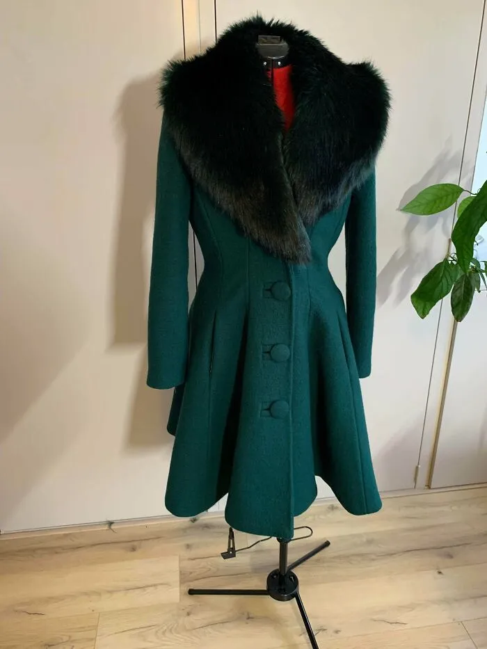 I Am Very Proud Of My First Wool Coat! I Had Little Experience, But A Lot Of Patience (And Youtube)