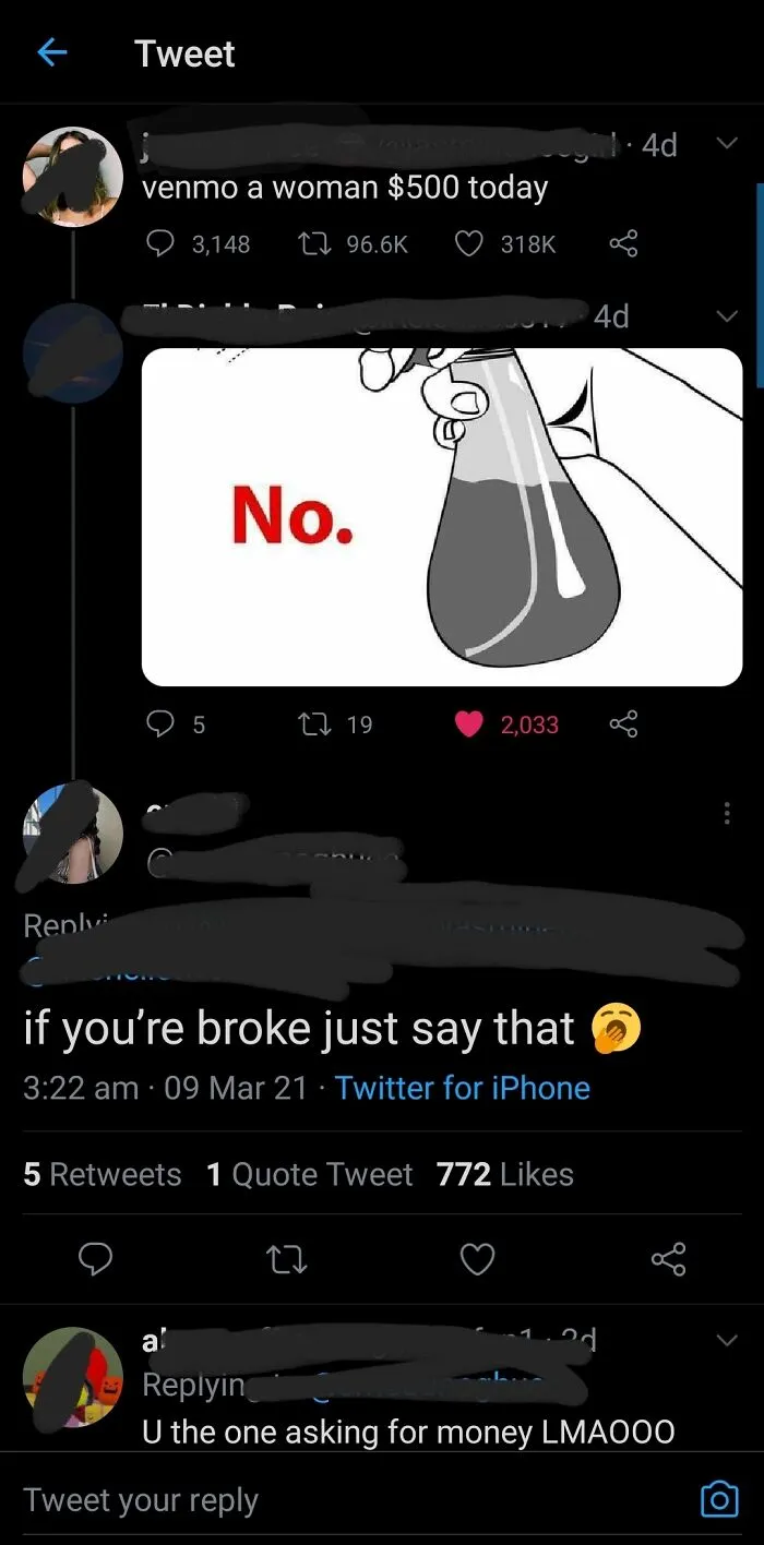 You All Should See The Number Of Women Dropping Their Venmo Codes There, Pathetic