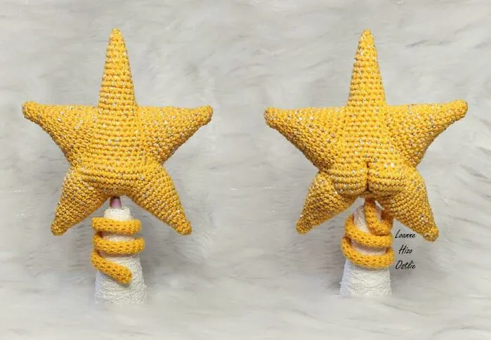Algo diferente para coronar mi árbol de navidad de este año. Me pregunto si mi familia se dará cuenta