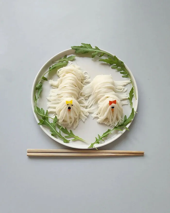 This 39-Year-Old Korean Food Artist Makes The Cutest Meals (55 Pics)