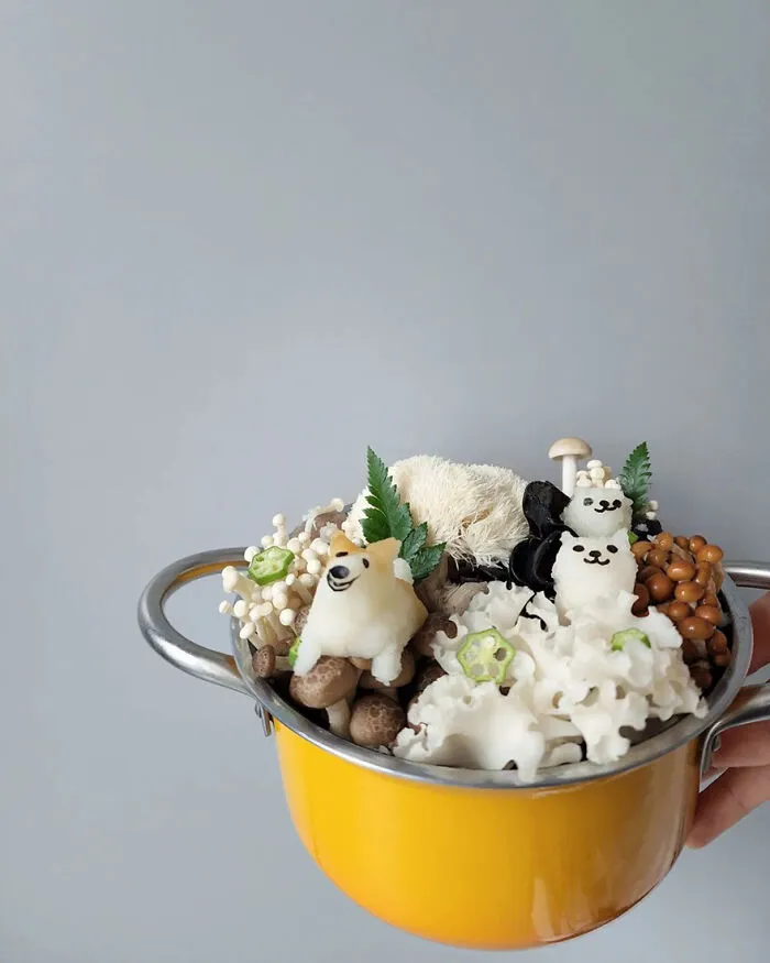 This 39-Year-Old Korean Food Artist Makes The Cutest Meals (55 Pics)