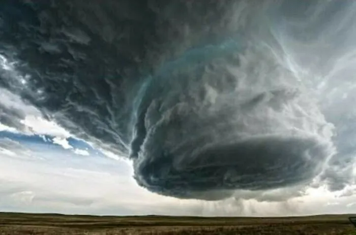 Supercelda formándose en Wyoming