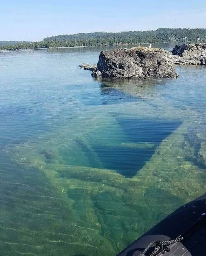 Pozos de minas de plata abandonados. Lago Superior Thunder Bay Ontario