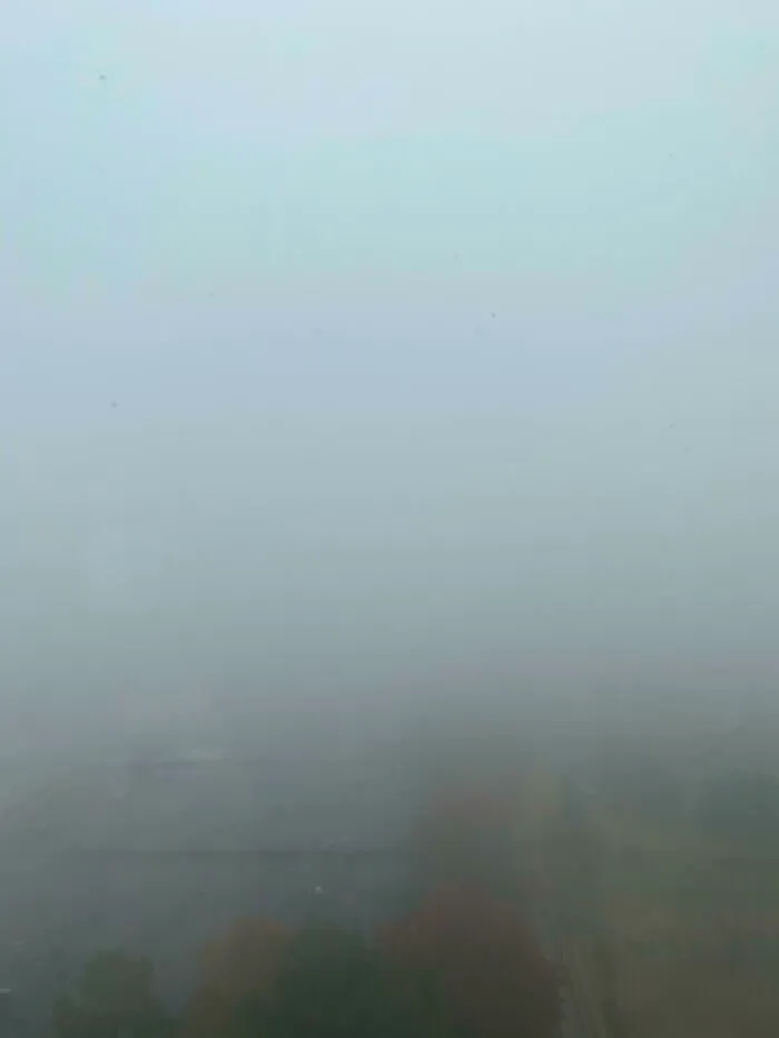 The View From My Apartment When The Air Quality Is Almost 300