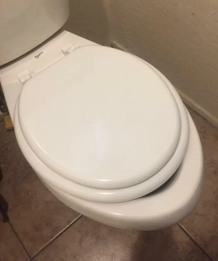Mi compañero de piso rompió el asiento del inodoro. No hay de que preocuparse. Ya lo reemplazó
