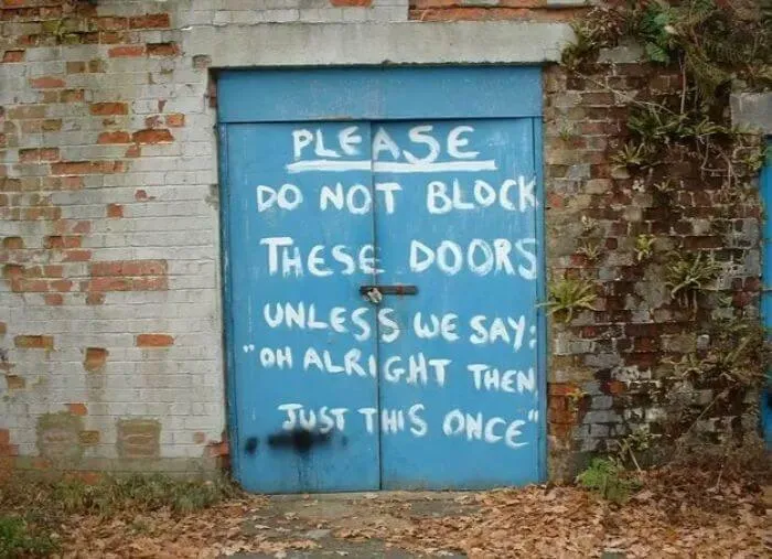 Un aviso cortés