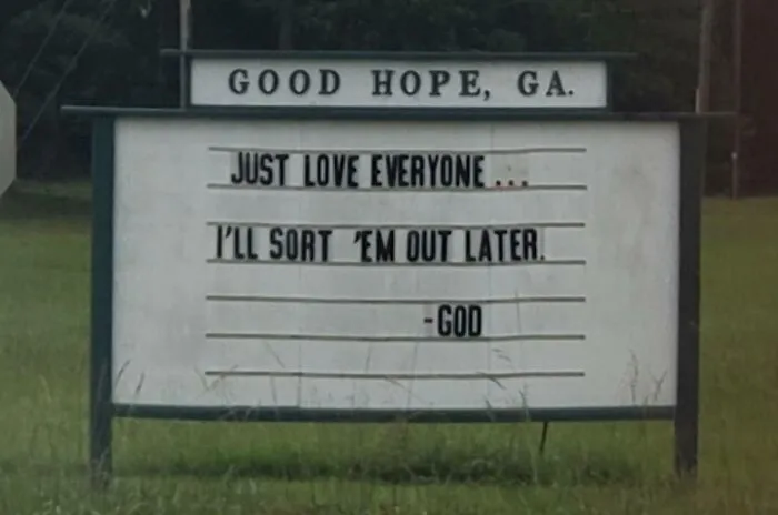 Let God Sort 'Em Out