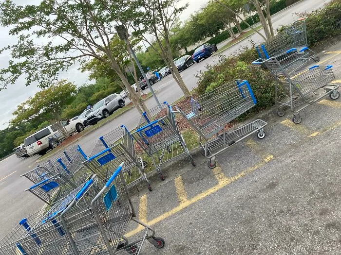 I Collect Carts At Walmart. Please Stop Being Lazy And Return Your Cart To Where It Belongs