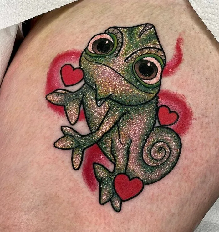 40 Unique And Cool "Glitter Tattoos"