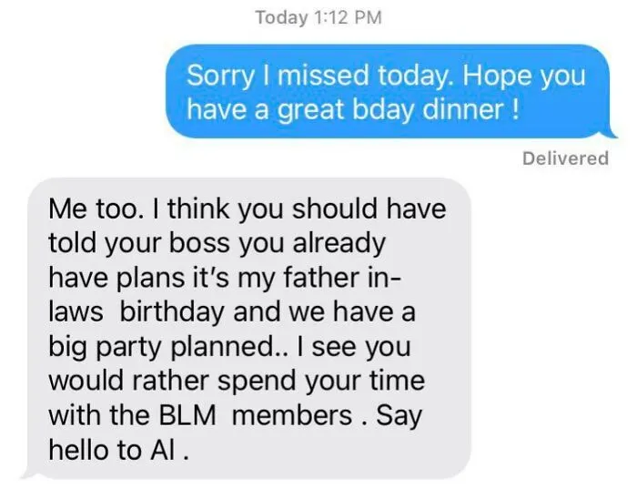 Father-In-Law Text Me This While I Was Volunteering In Buffalo