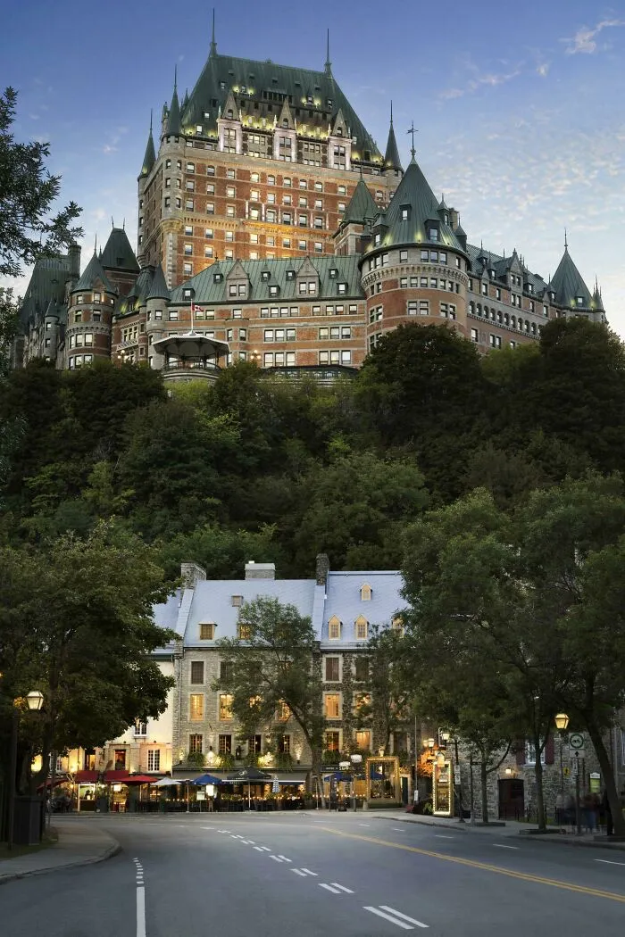 Fairmont Le Chateau Frontenac Towering Above Old Québec