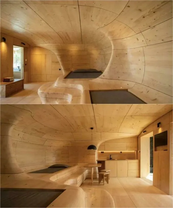 This Beautiful "Wooden Cave" In Trikala, Greece