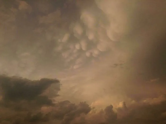 El cielo parecía un cuadro renacentista