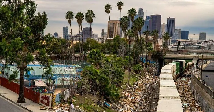 Los Angeles Train Tracks Not Much Better Than India
